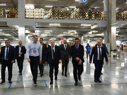 Глава Адыгеи принял участие в открытии логистического центра в Теучежском районе