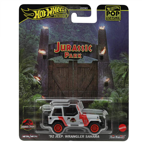 Hot Wheels Premium - Jeep Wrangler Sahara '92 [Jurassic Park]