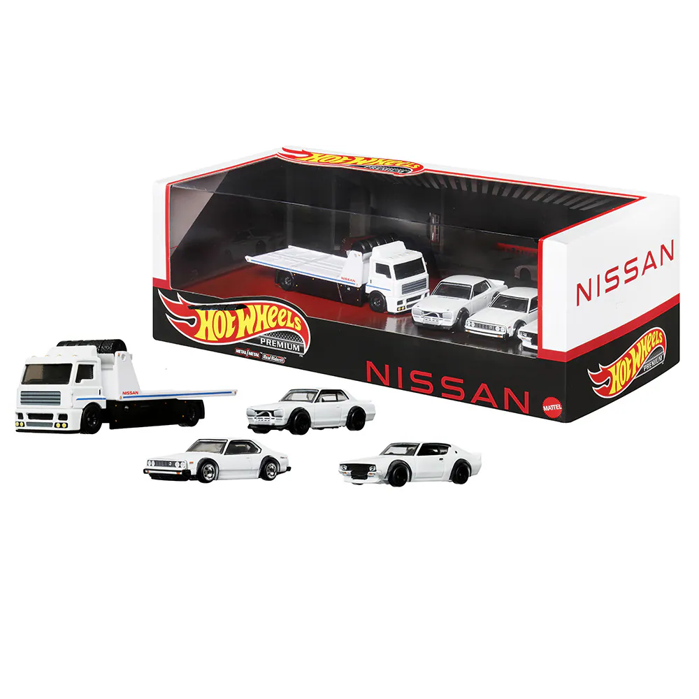 Hot Wheels Diorama 1:64 Nissan Skyline GT-R Premium Collector Set (GMH39-GRN86)