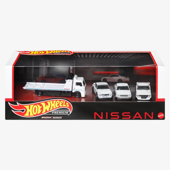 Hot Wheels Diorama 1:64 Nissan Skyline GT-R Premium Collector Set (GMH39-GRN86)