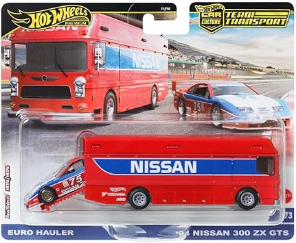Hot Wheels Team Transport - Euro Hauler & '94 Nissan 300 ZX GTS