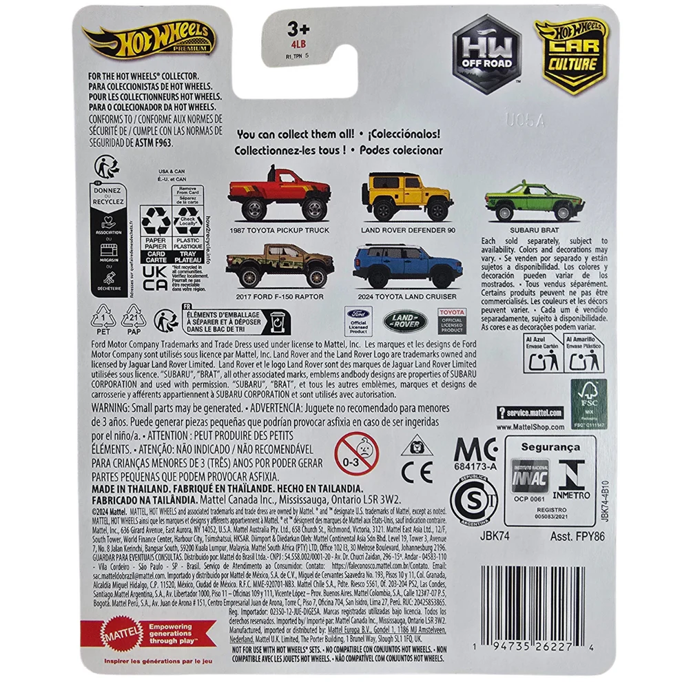 Hot Wheels Premium (HW Off Road) - Land Rover Defender 90