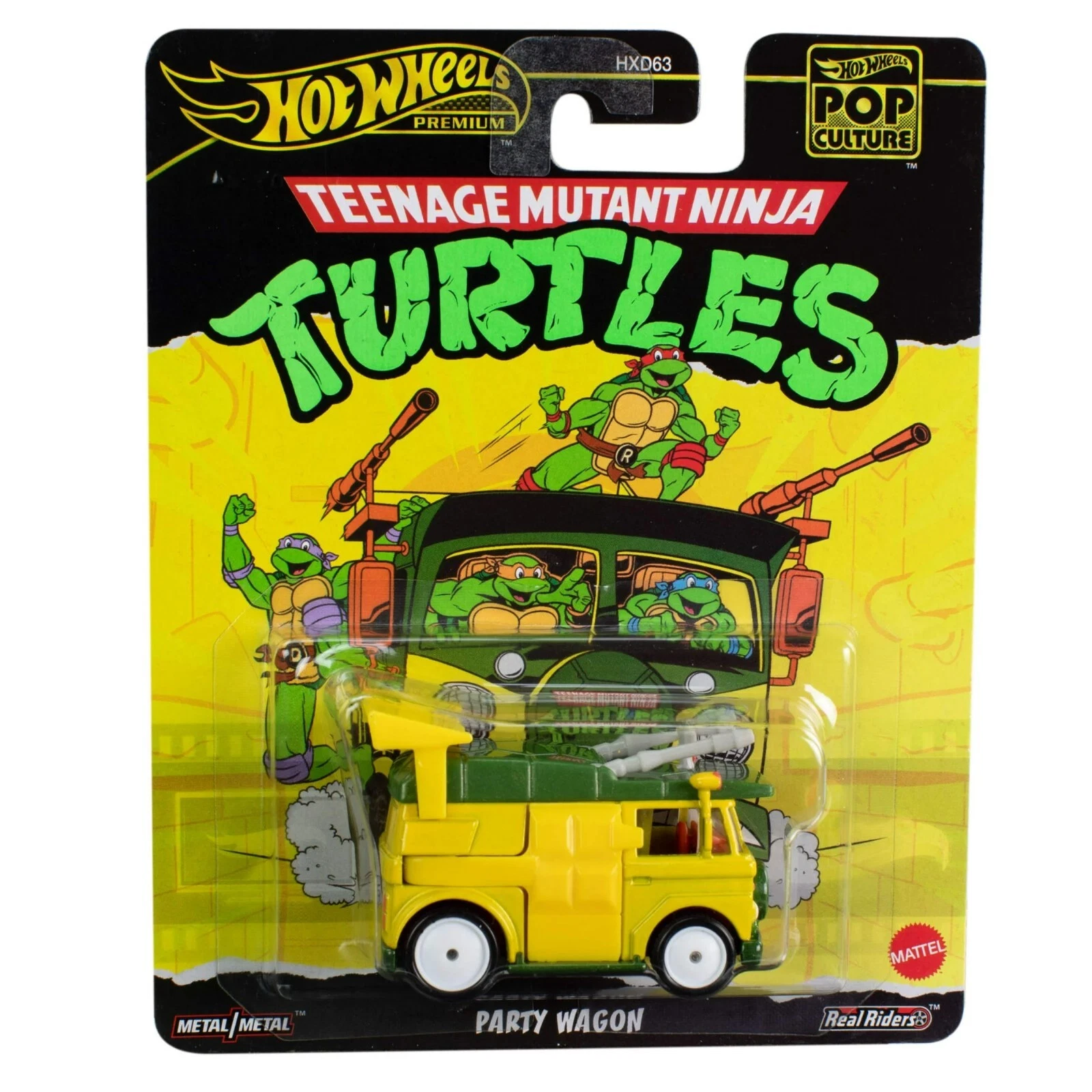 2024 Hot Wheels Premium Pop Culture Teenage Mutant Ninja Turtles Party Wagon