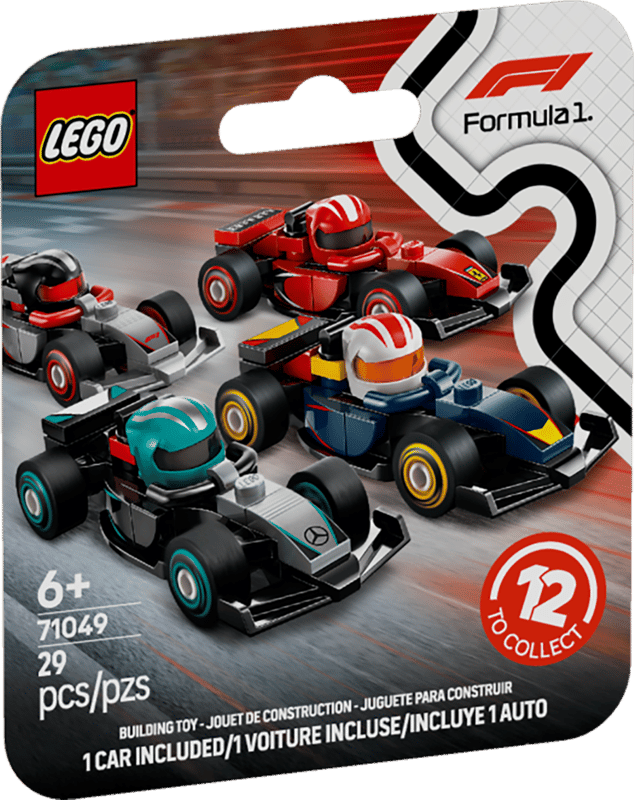 Coches LEGO de F1 Coleccionables