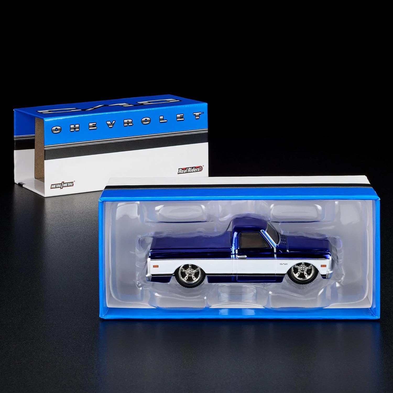Hot Wheels 1969 Chevy C-10 Azul Marino RLC Exclusivo