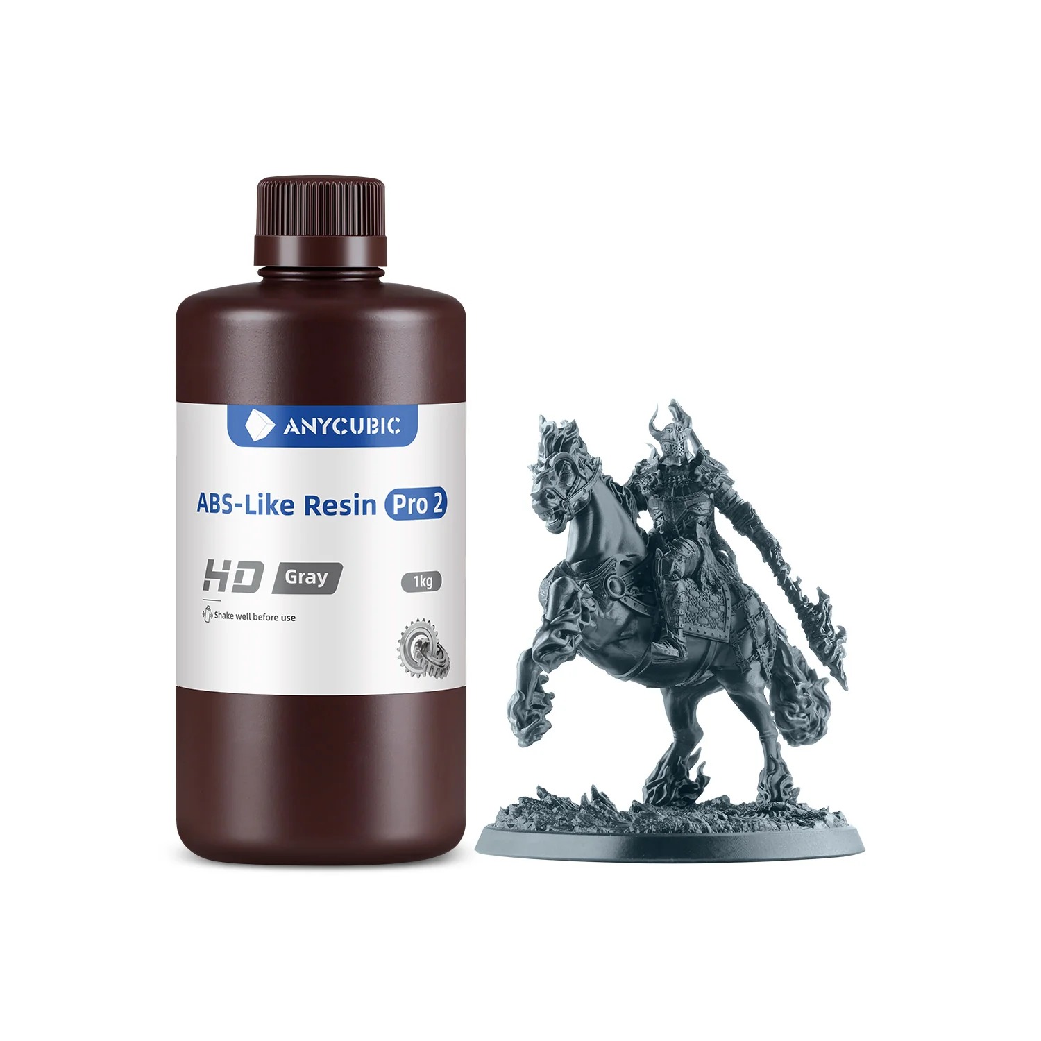 Resina ANYCUBIC tipo ABS-Like Pro 2 color Gris HD