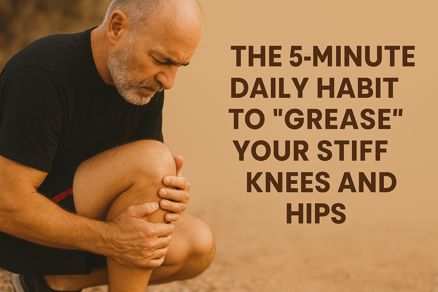 The 5-Minute Daily Habit to "Grease" Your Stiff Knees and Hips