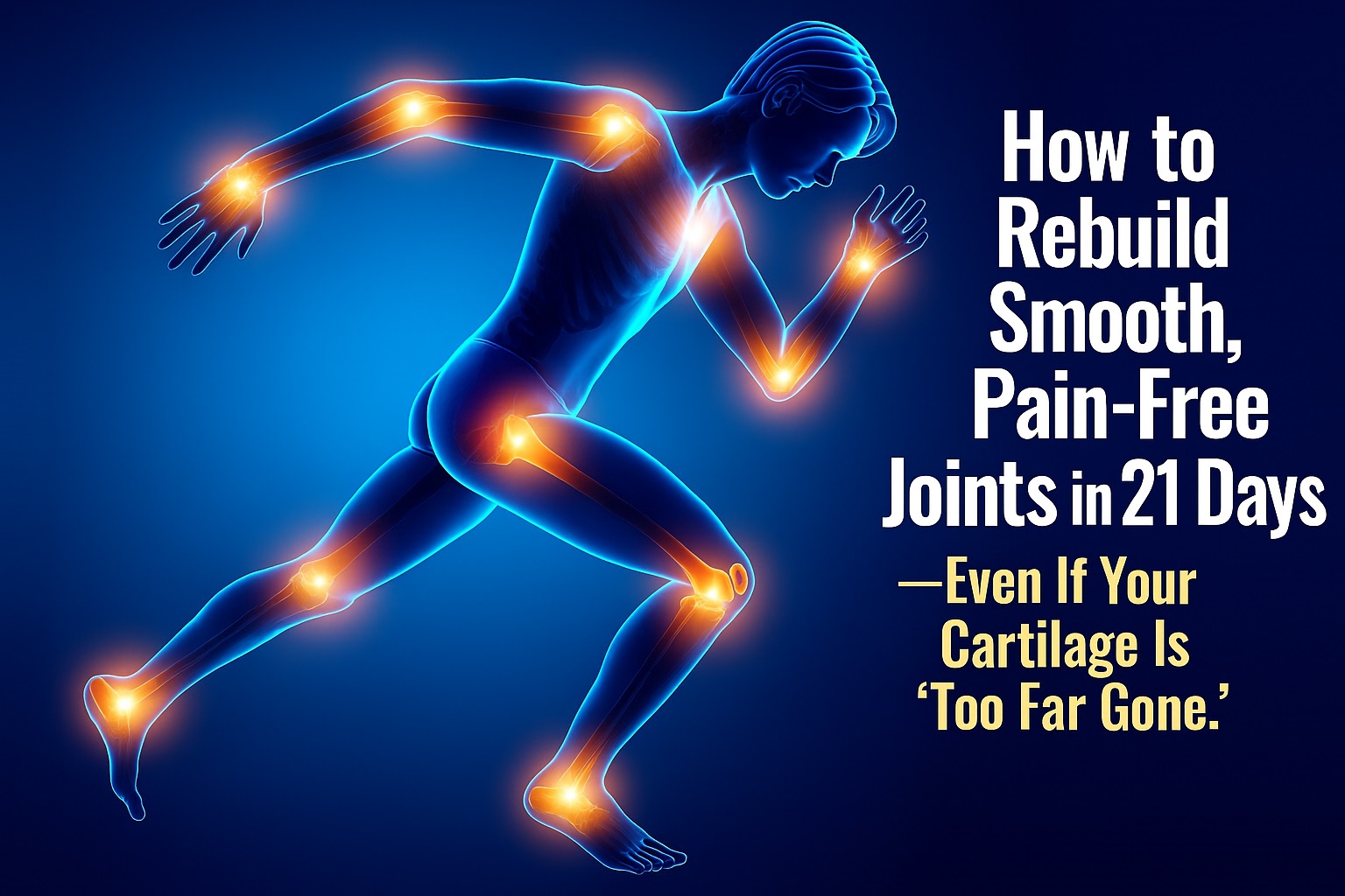 How to Rebuild Smooth, Pain-Free Joints in 21 Days—Even If Your Cartilage Is 'Too Far Gone'