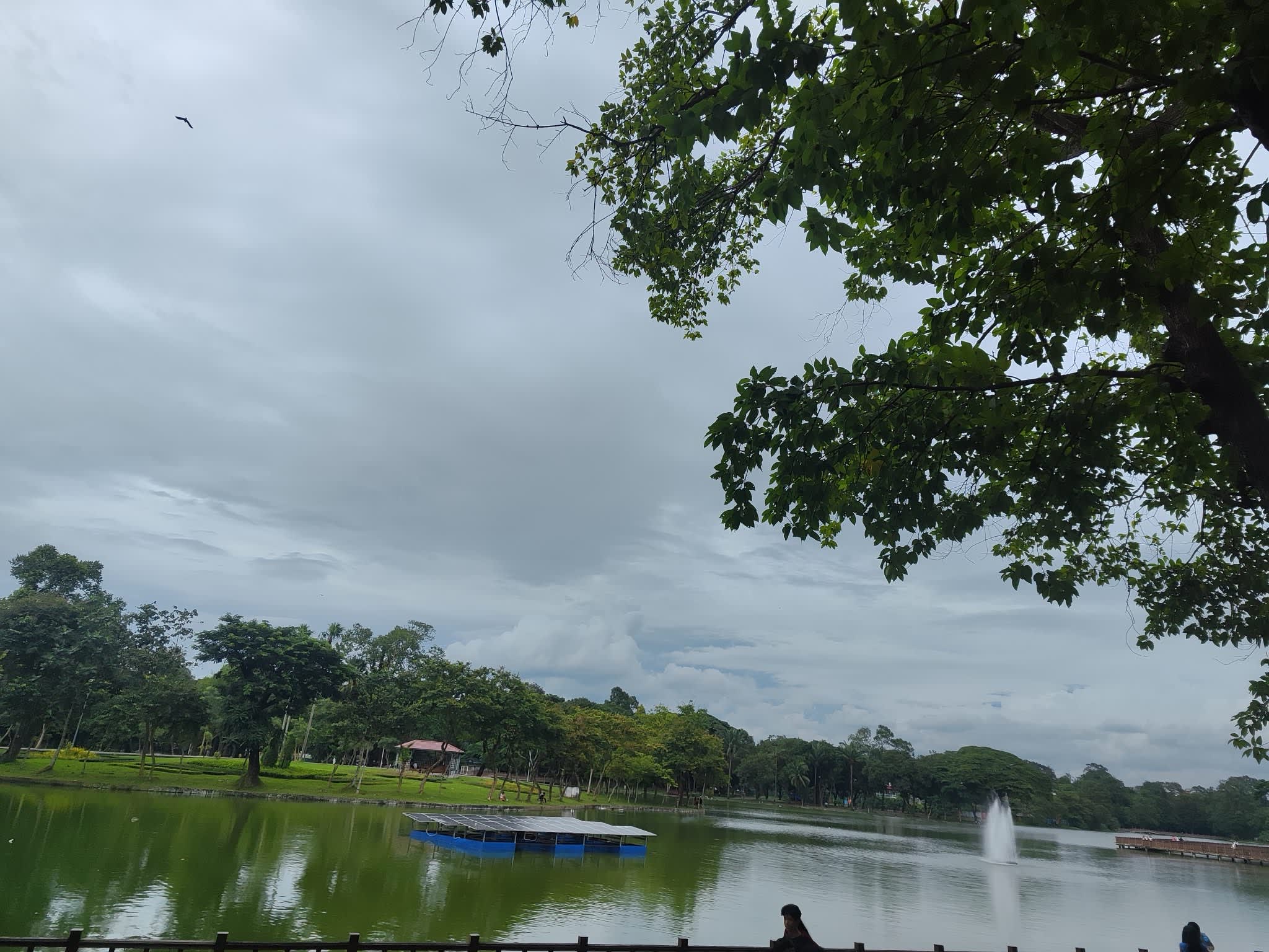 Fountain at Kandawgyi Lake