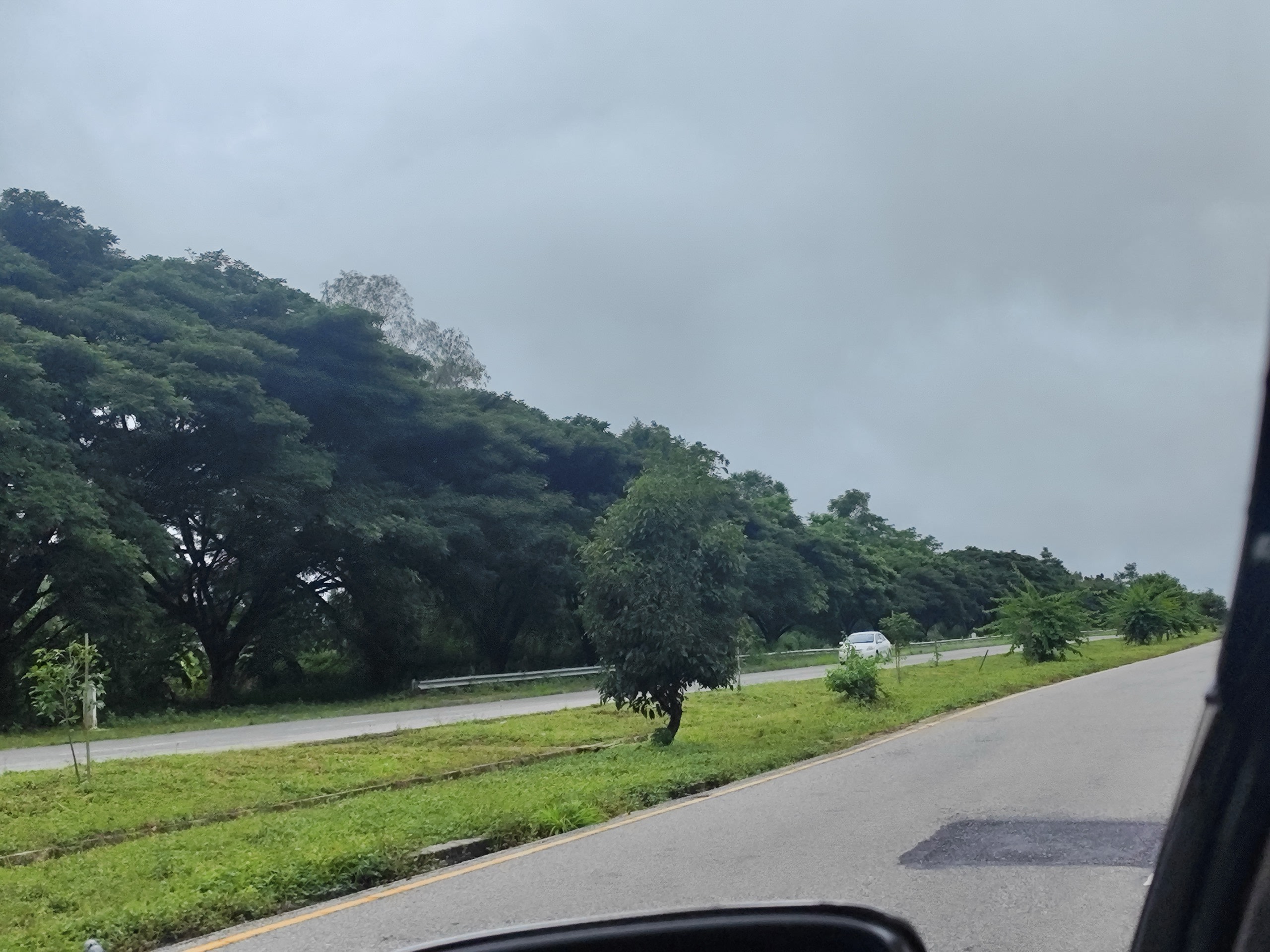 Empty Yangon-Mandalay expressway