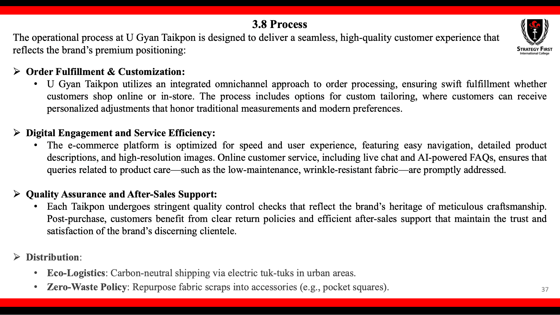Integrated Marketing Mix (7Ps) for a Cultural Apparel Brand Launch (U Gyan Taikpon Mock-up Plan) — Image 3 of 7