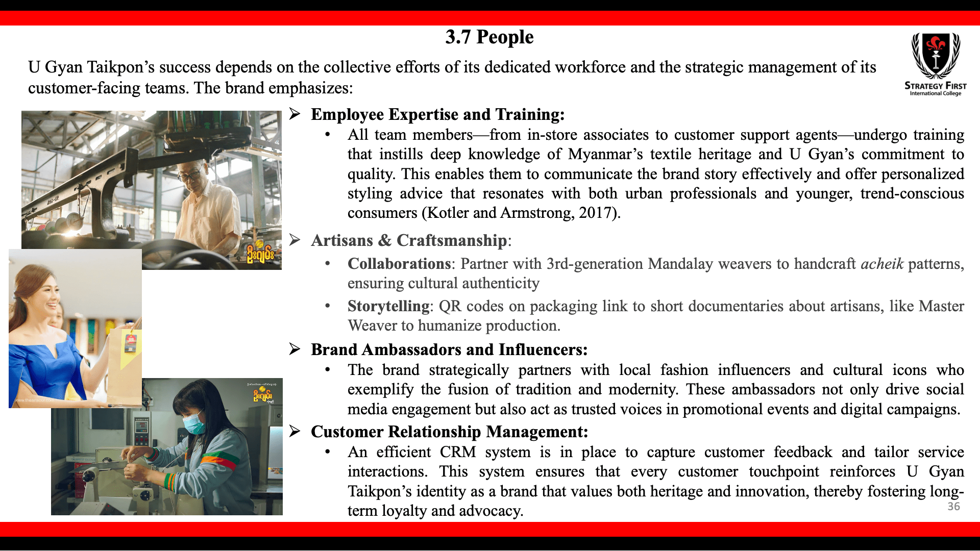 Integrated Marketing Mix (7Ps) for a Cultural Apparel Brand Launch (U Gyan Taikpon Mock-up Plan) - Image 6