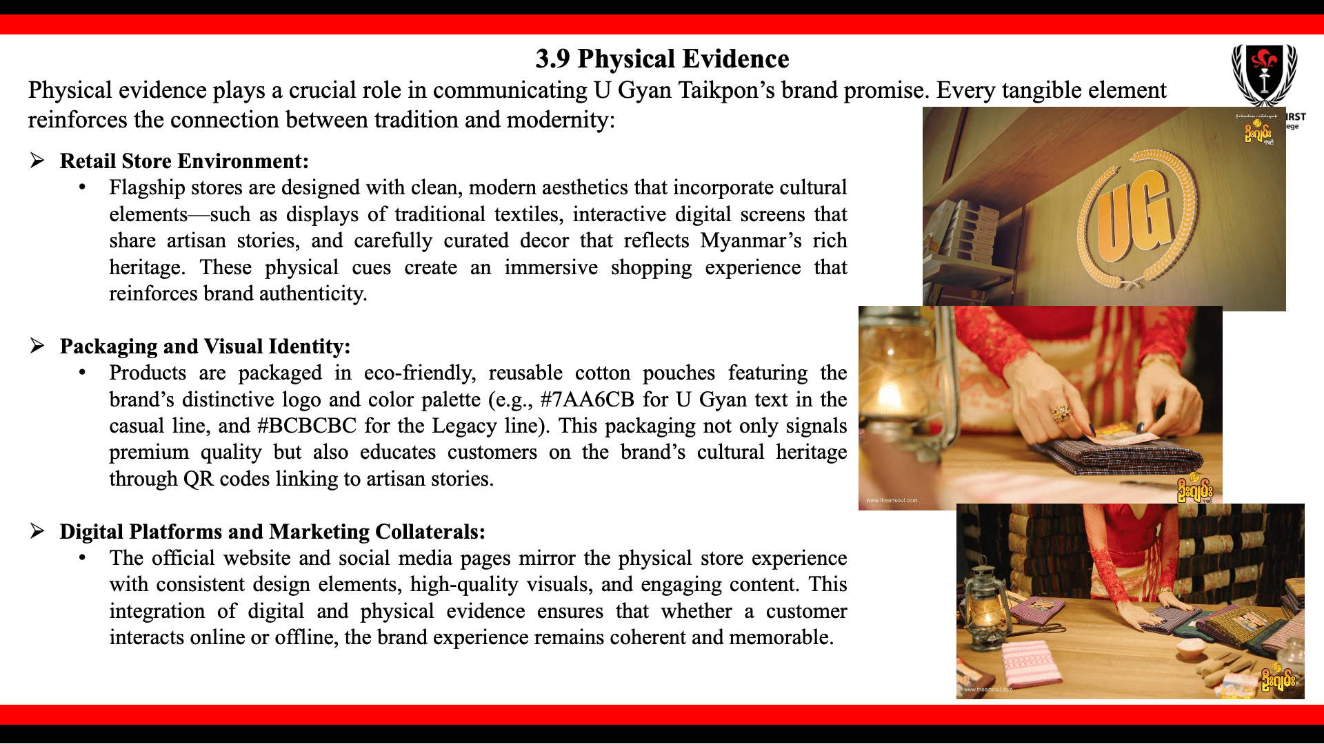 Integrated Marketing Mix (7Ps) for a Cultural Apparel Brand Launch (U Gyan Taikpon Mock-up Plan) - Image 5