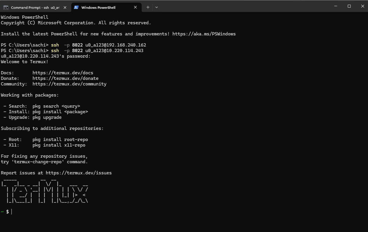 termux-ssh-server