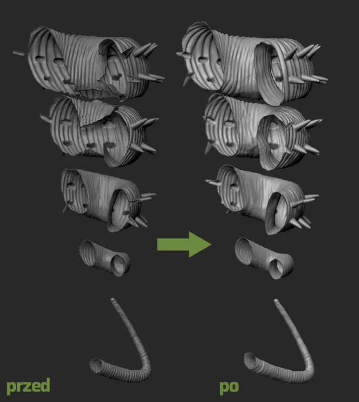 Naprawa skanu 3D