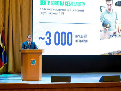 Глава г. о. Подольск Дмитрий Жариков выступил с отчетом о проделанной работе