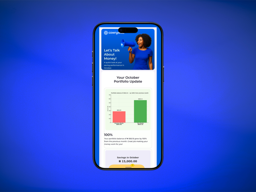 Cowrywise — October Portfolio Update