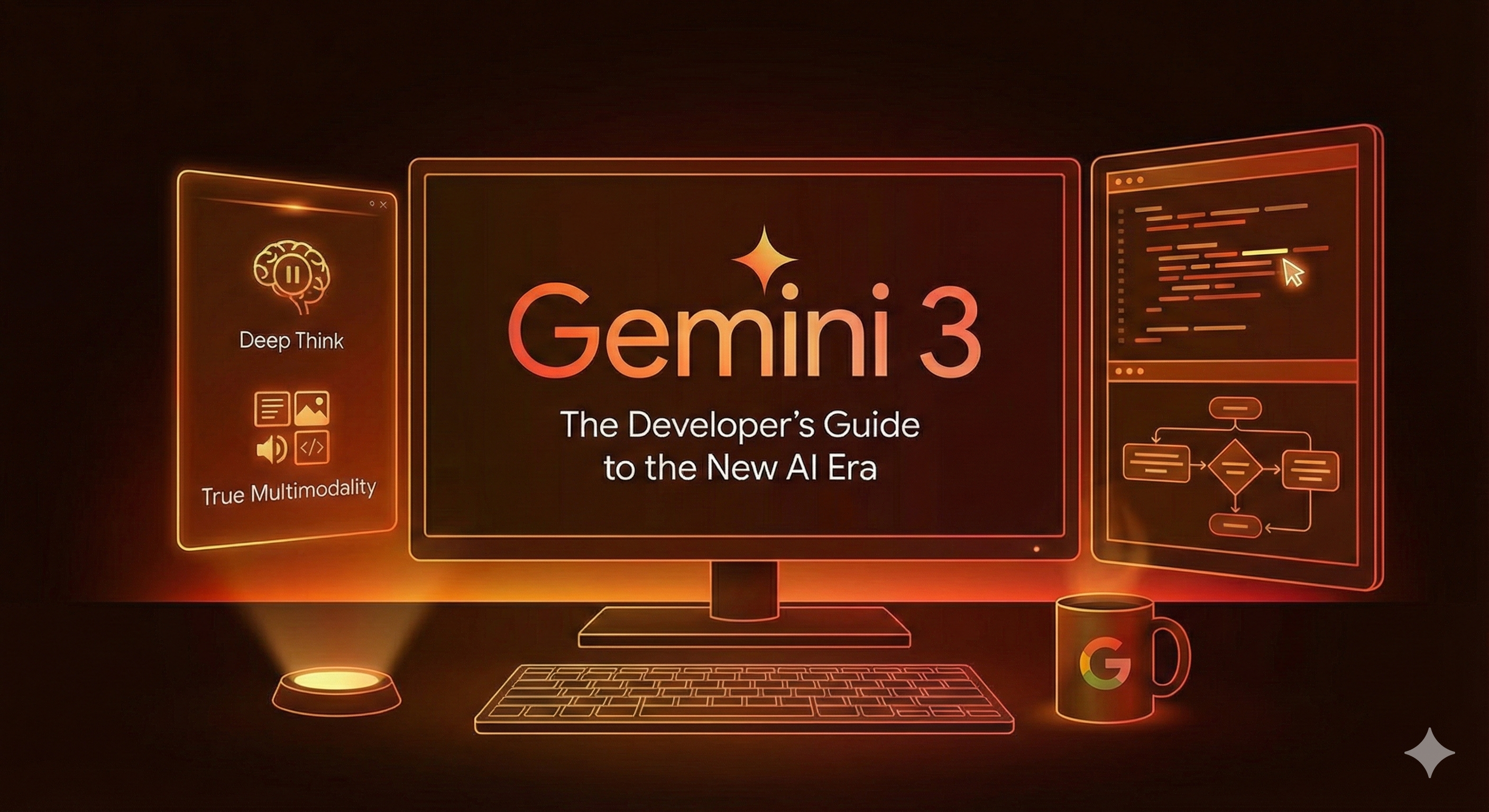 Gemini 3 Logo and Developer Tools