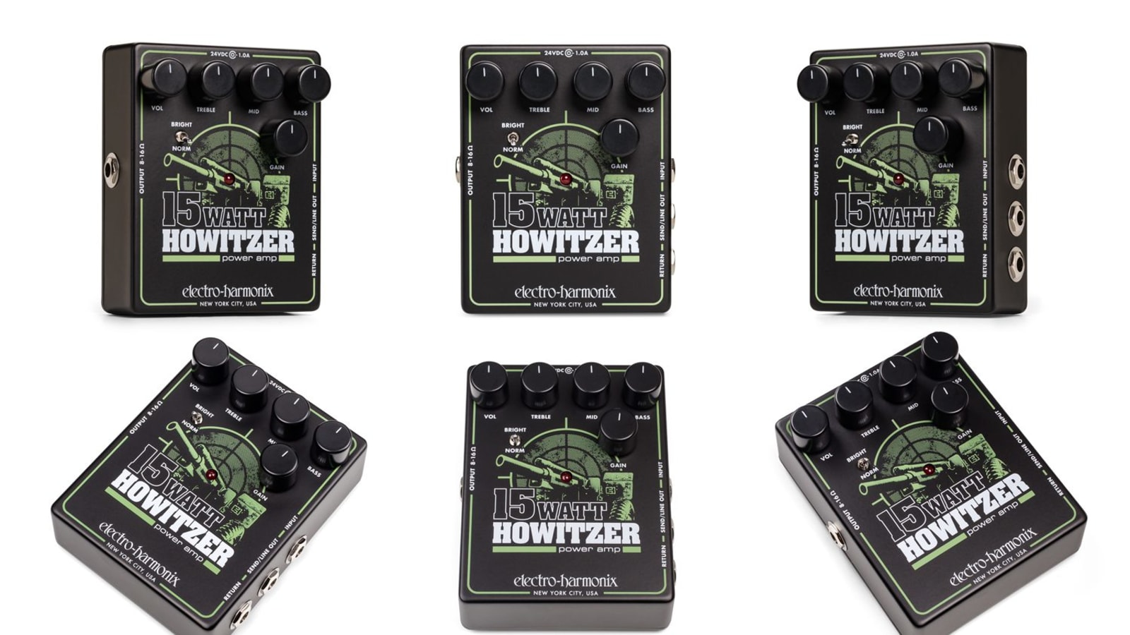 15-Watt Howitzer Guitar Preamp/Amp from Electro-Harmonix