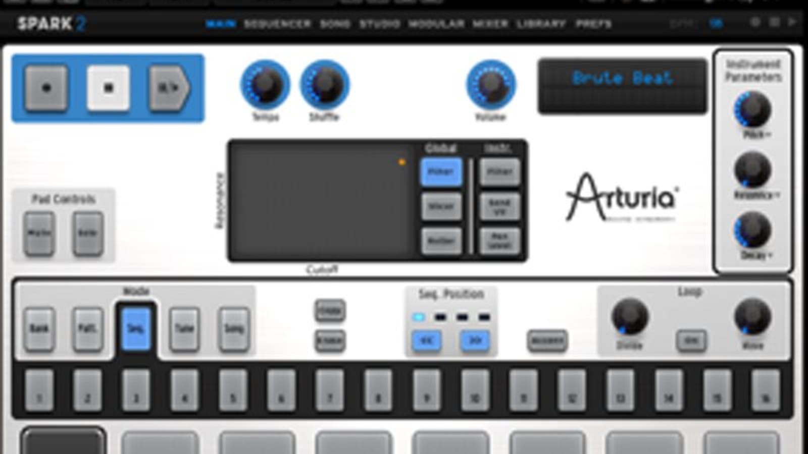 Arturia SPARK 2 Drum Machine Software