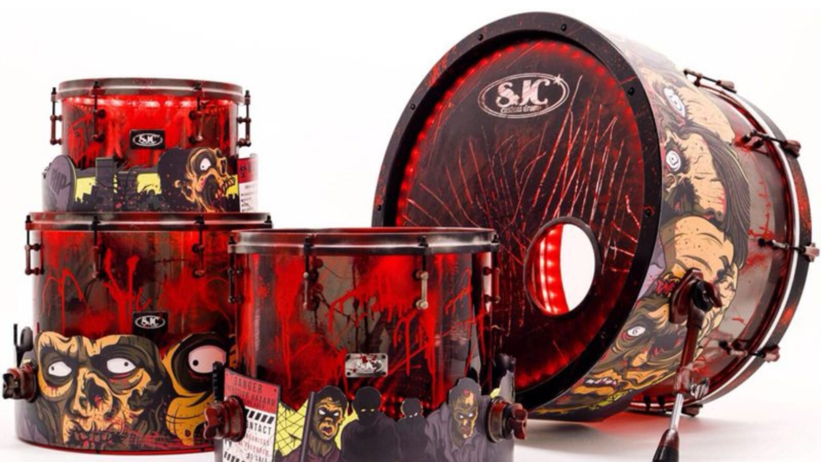 SJC Custom Zombie Drums