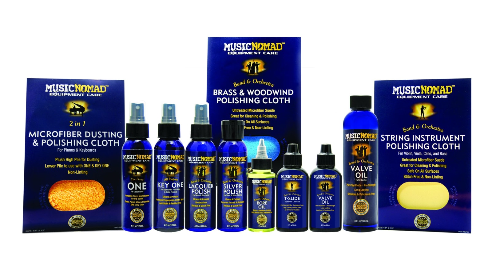 MusicNomad Band & Orchestra and Piano & Keyboard Care