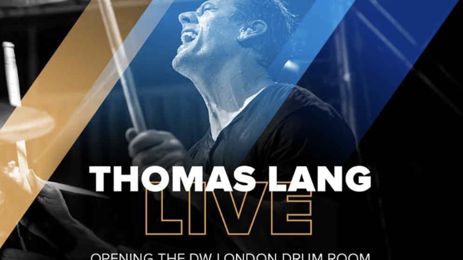 Legendary Drummer Thomas Lang to Open DW London