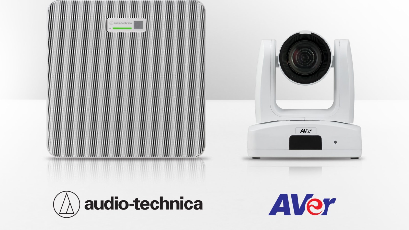 Audio-Technica ATND1061DAN Ceiling Array Microphone Integrates With AVer PTZ Cameras For Advanced Video Conferencing