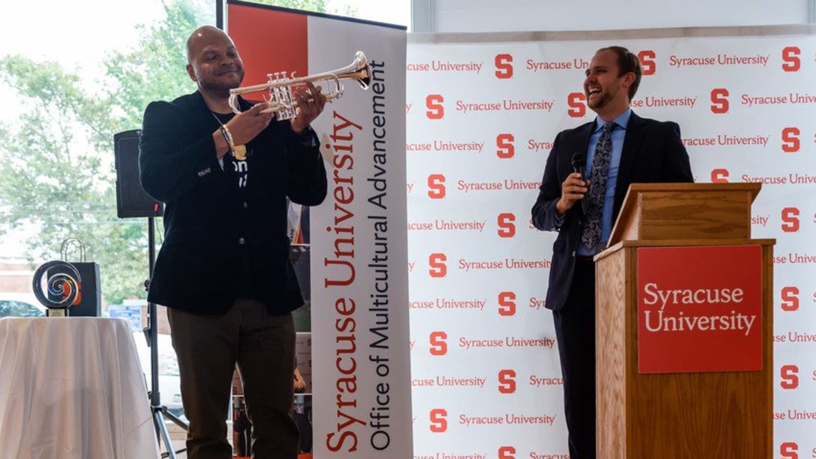 Yamaha and Syracuse University Present ‘Exonerated Five’ Member Kevin Richardson With Brand-New Trumpet