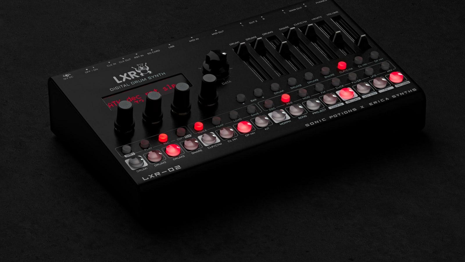 Erica Synths x Sonic PotionsDrum Synthesizer LXR-02