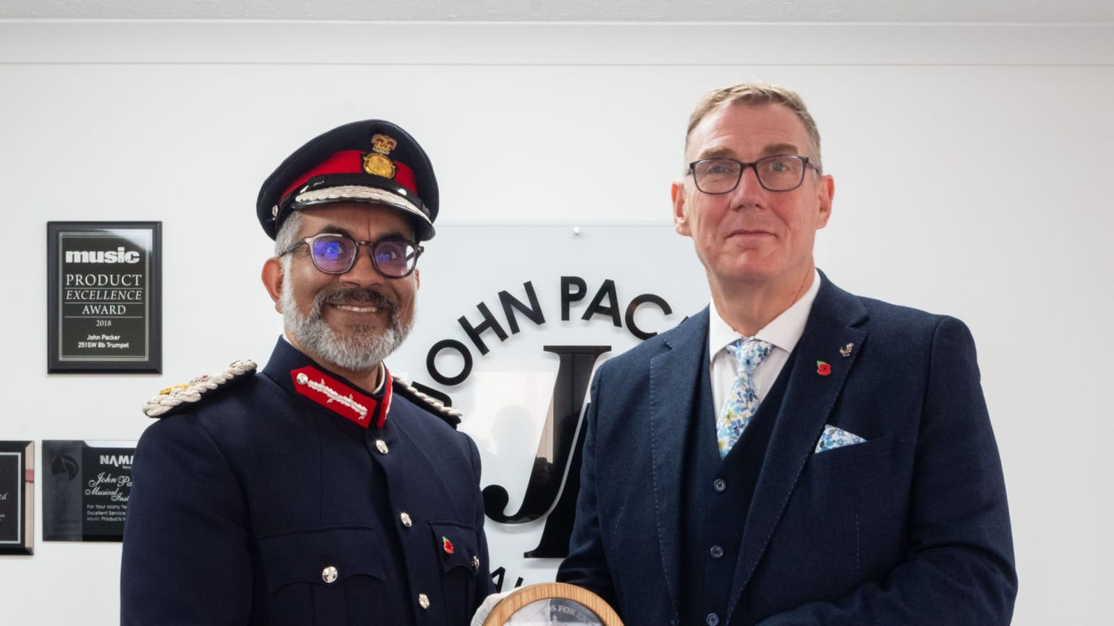 John Packer Musical Instruments Visited by Lord-Lieutenant After King’s Award Win