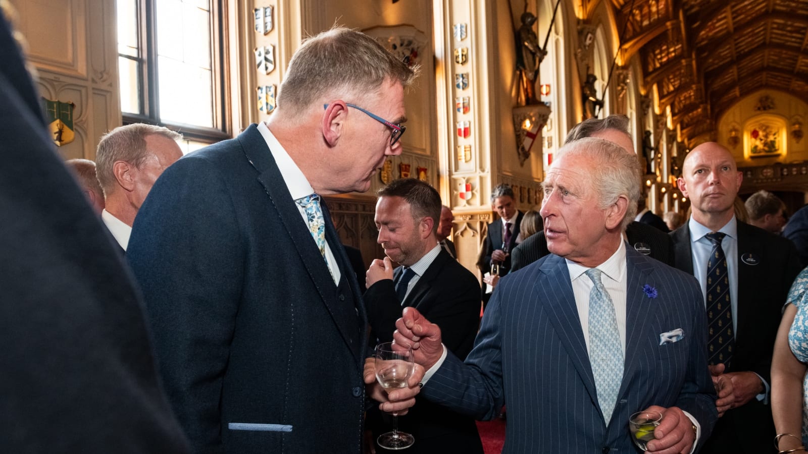 John Packer Musical Instruments Managing Director Meets His Majesty the King