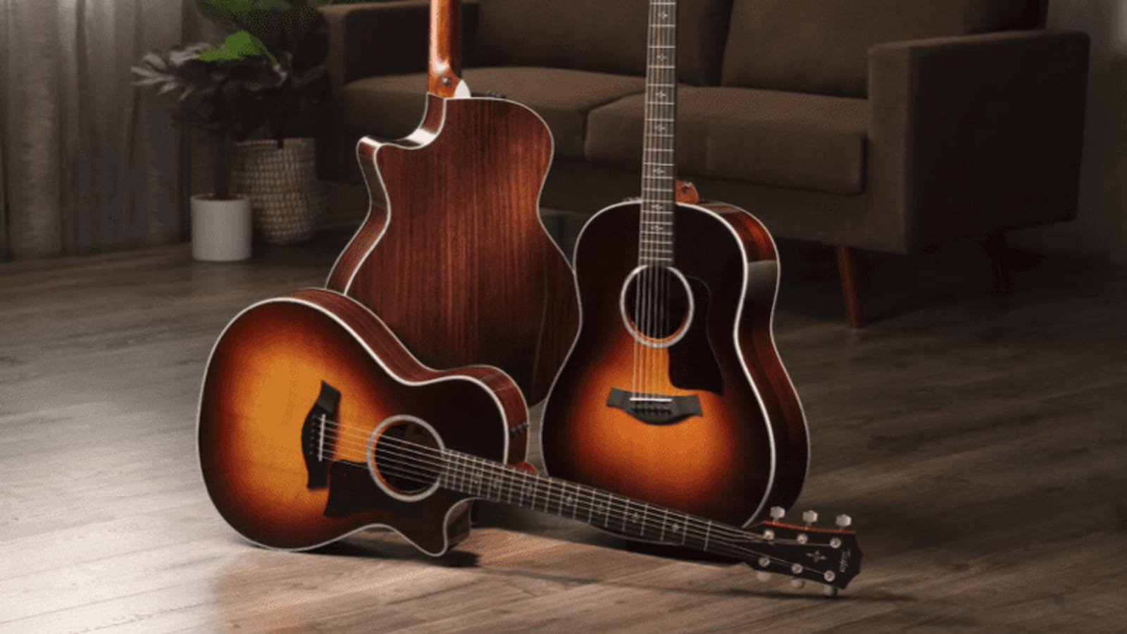 New Taylor 400 Series Sunburst Guitars