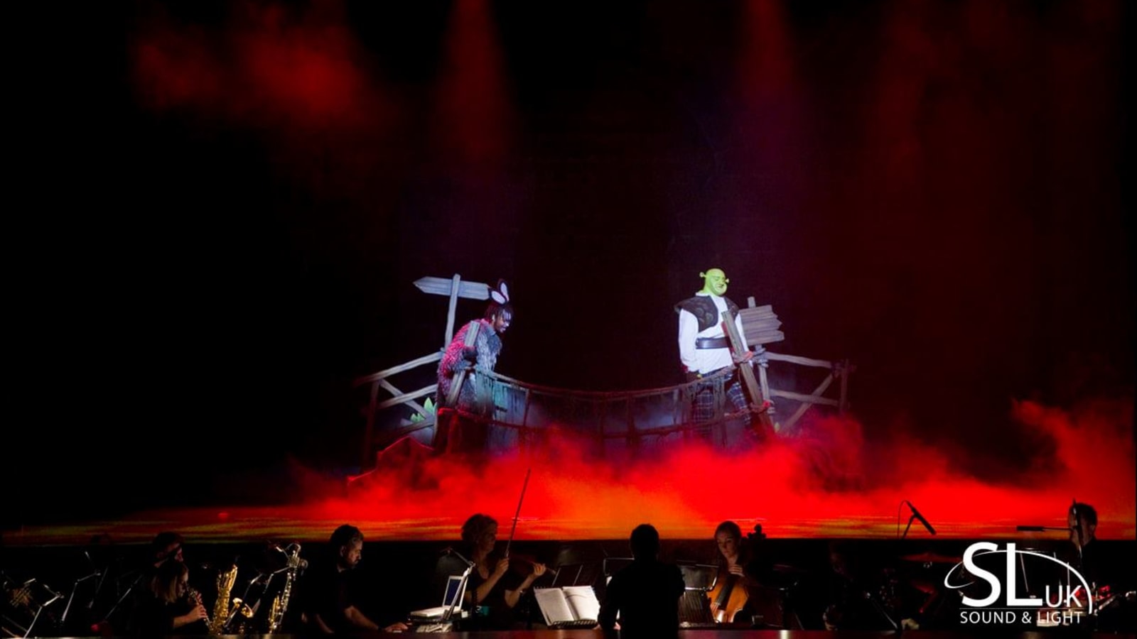 Sound & Light UK Power Shrek The Musical with CHAUVET Professional