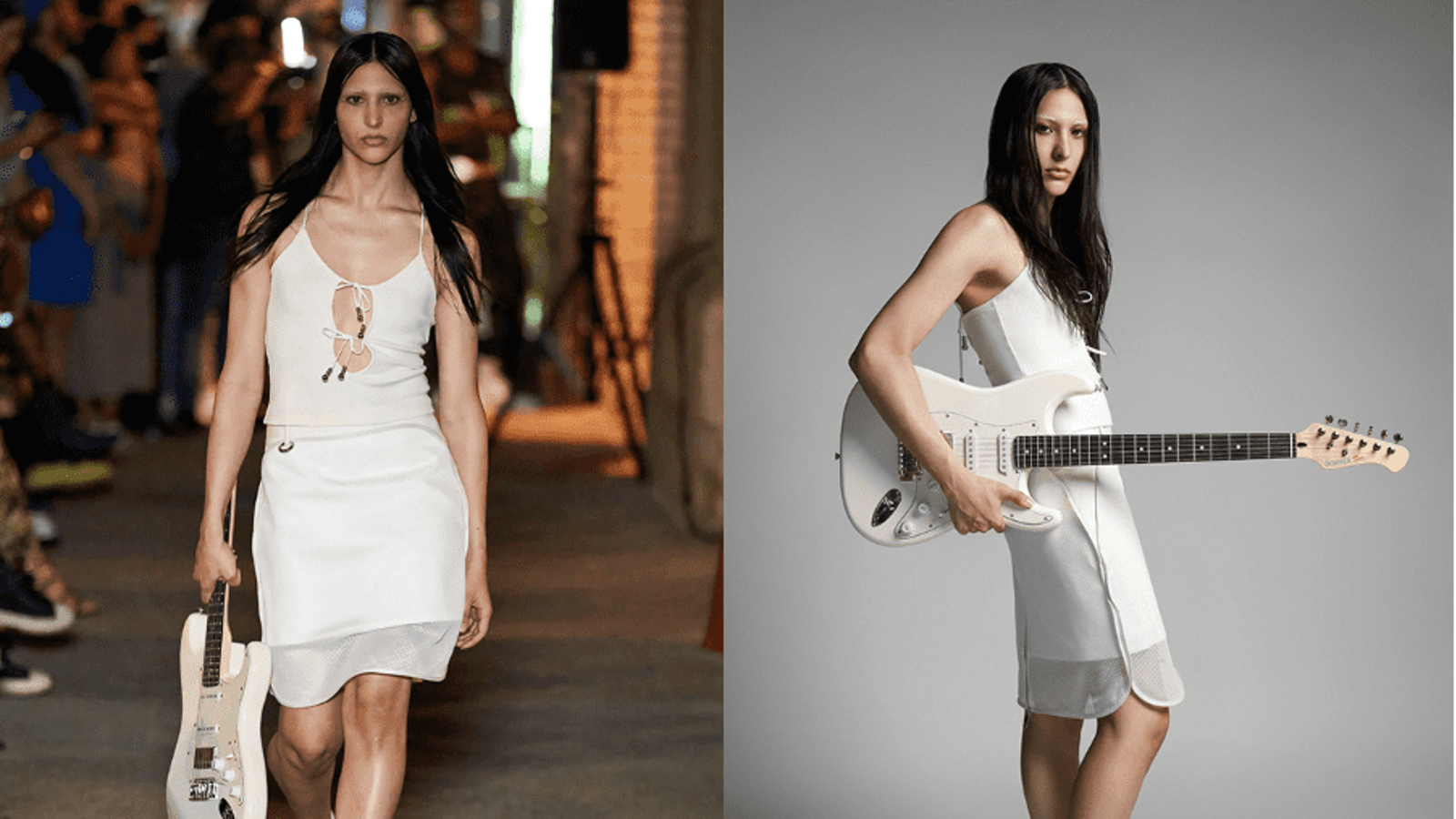 Donner Electric Guitars Brought '90s Rock Vibe to Private Policy NYFW Show
