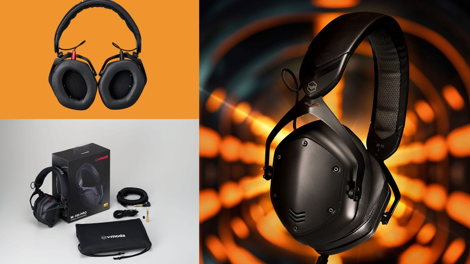V-MODA Introduces M-100 PRO and M-10 Headphones