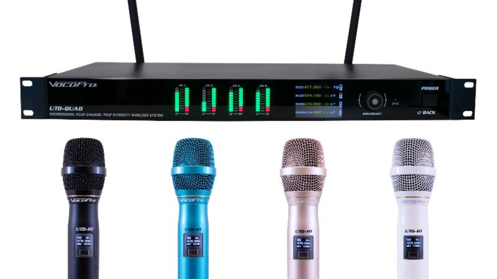 VocoPro Launches Two New True Diversity Professional Digital Wireless Microphone Systems