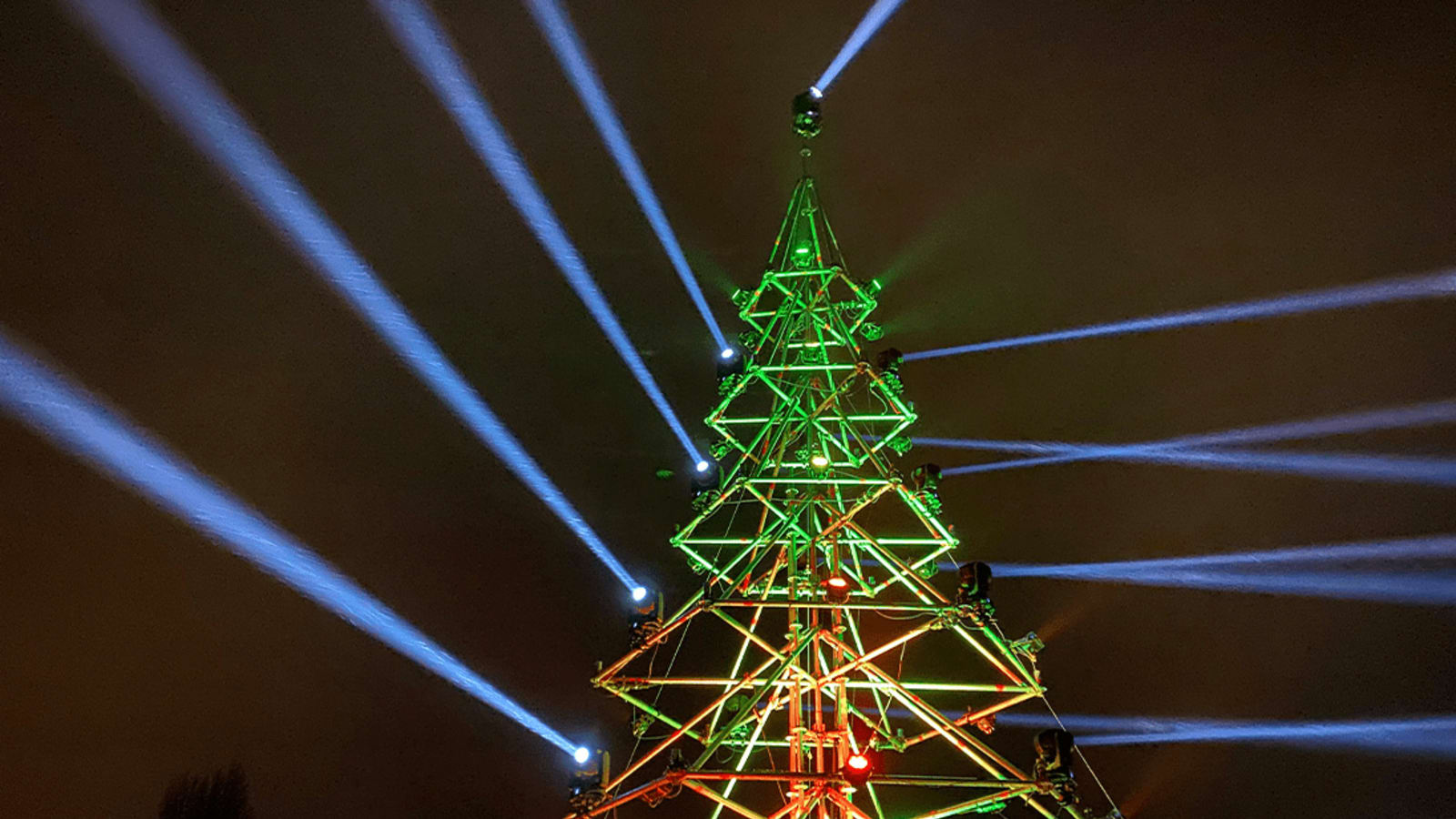 ADJ IP65-Rated Fixtures Chosen For Ambitious Christmas Tree Lightshow Project