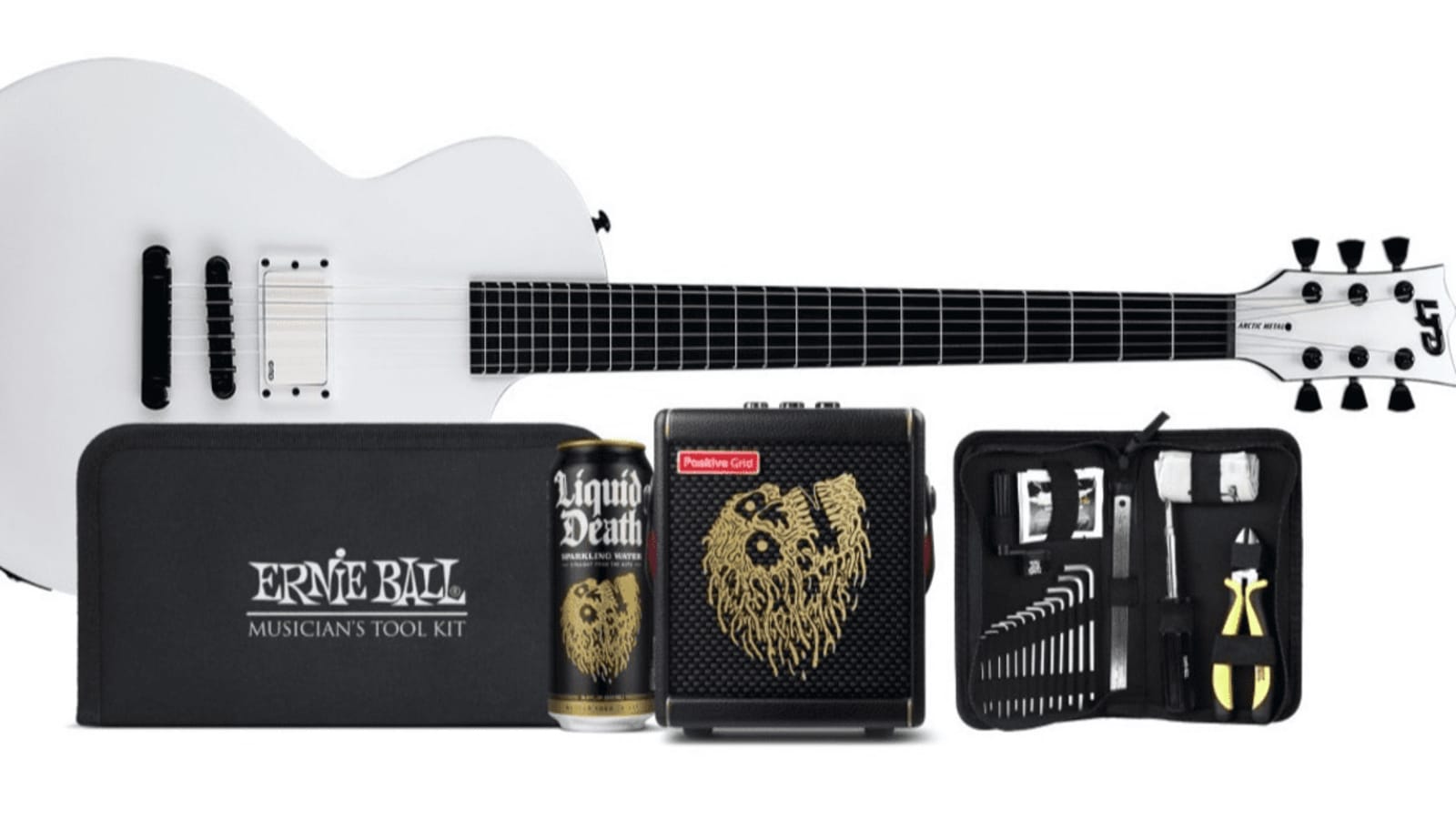 Positive Grid x Liquid Death Team Up for a Dangerously Refreshing NAMM Show Giveaway