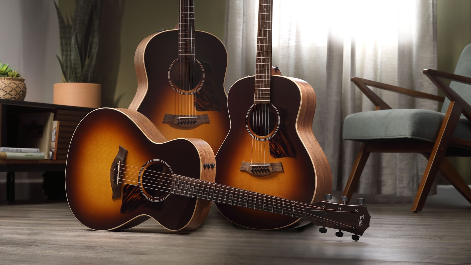 Taylor Guitars Expands Its Popular American Dream Series With New Sunburst Trio