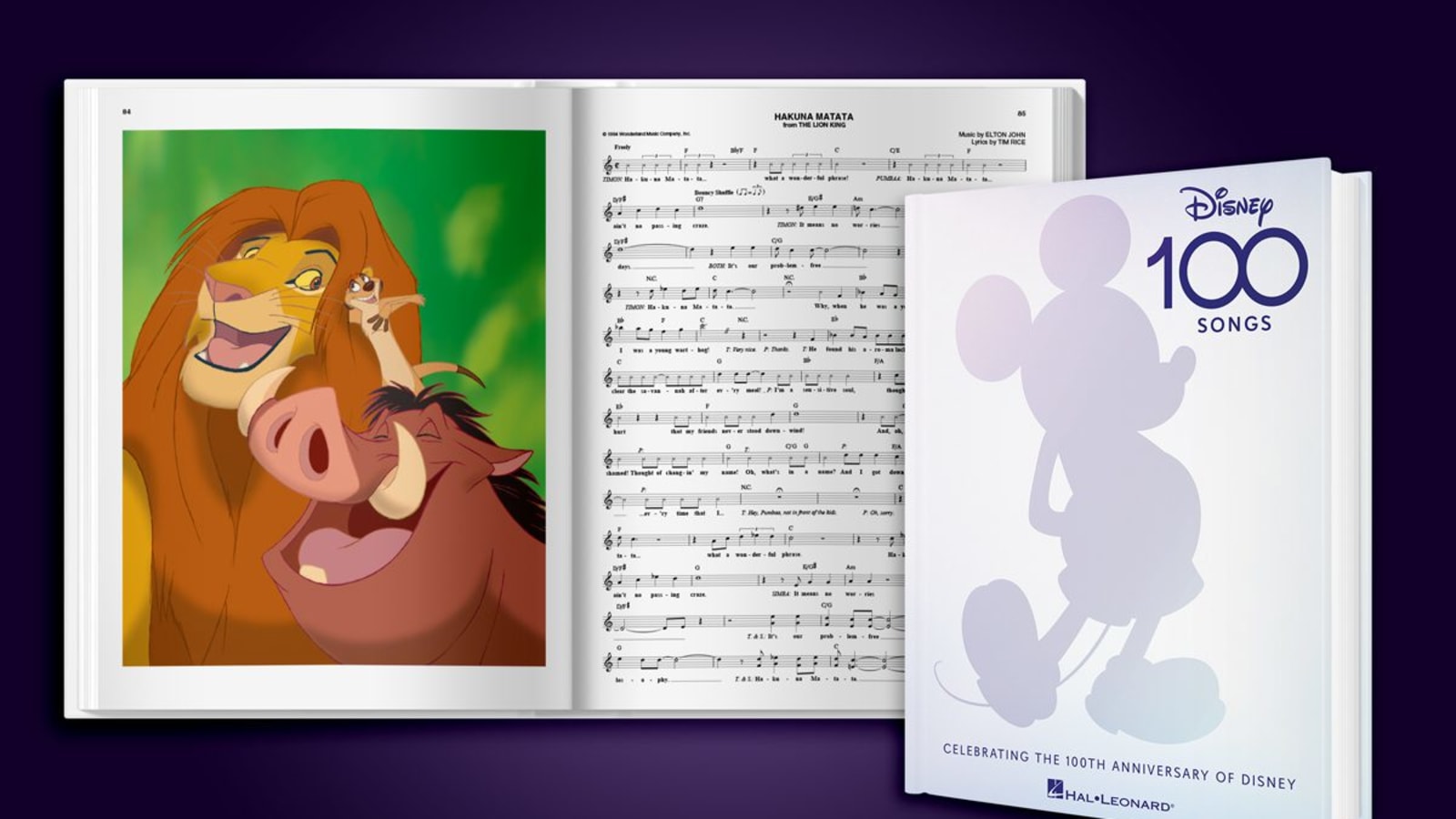 Hal Leonard Celebrates Disney's 100th Anniversary with New Collectible Songbook