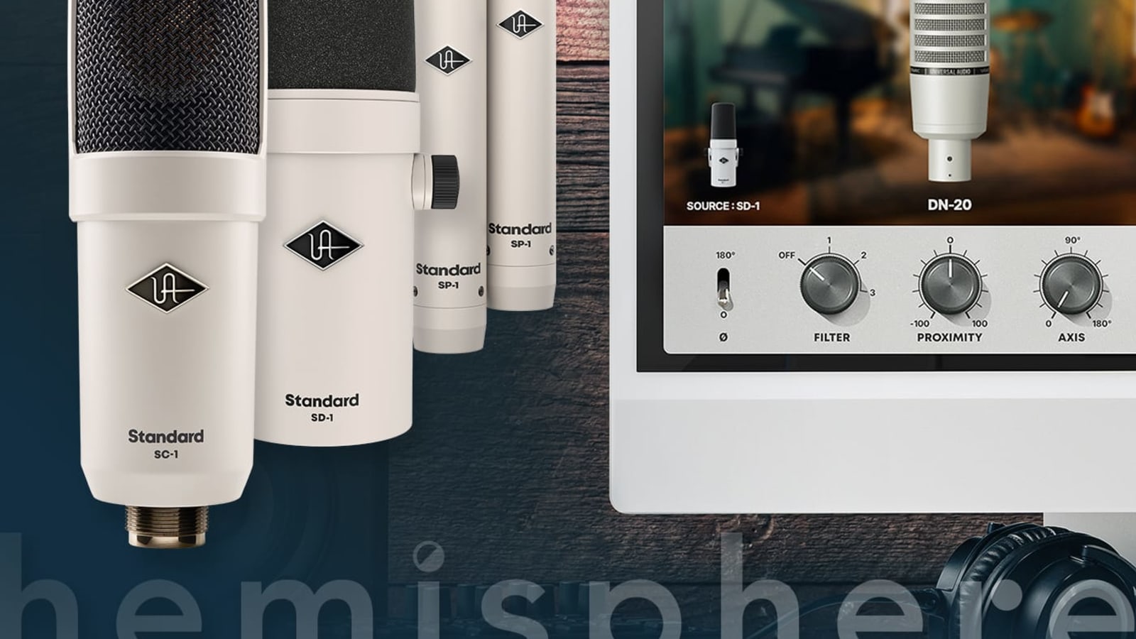 UA Introduces Hemisphere Mic Modeling Plug-in and SC-1 Standard Condenser Microphone