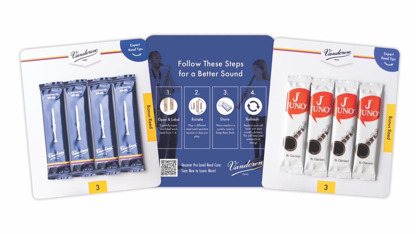 Vandoren Reed Subscription Card