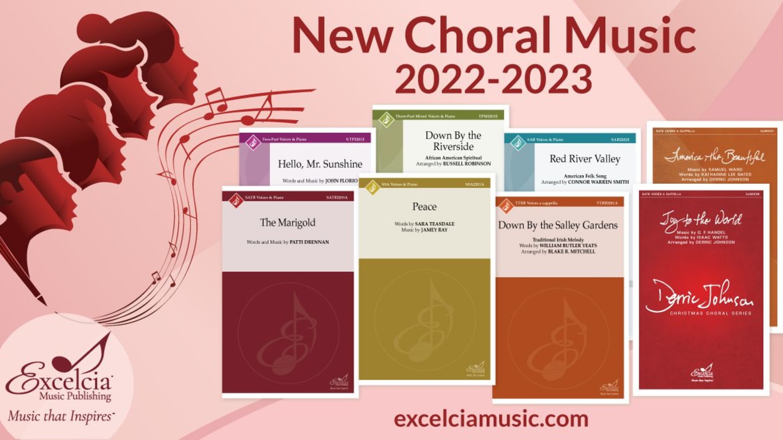 Excelcia Music Publishing’s 2022 Choral Release Features Message of Hope & Derric Johnson Choral Series Debut