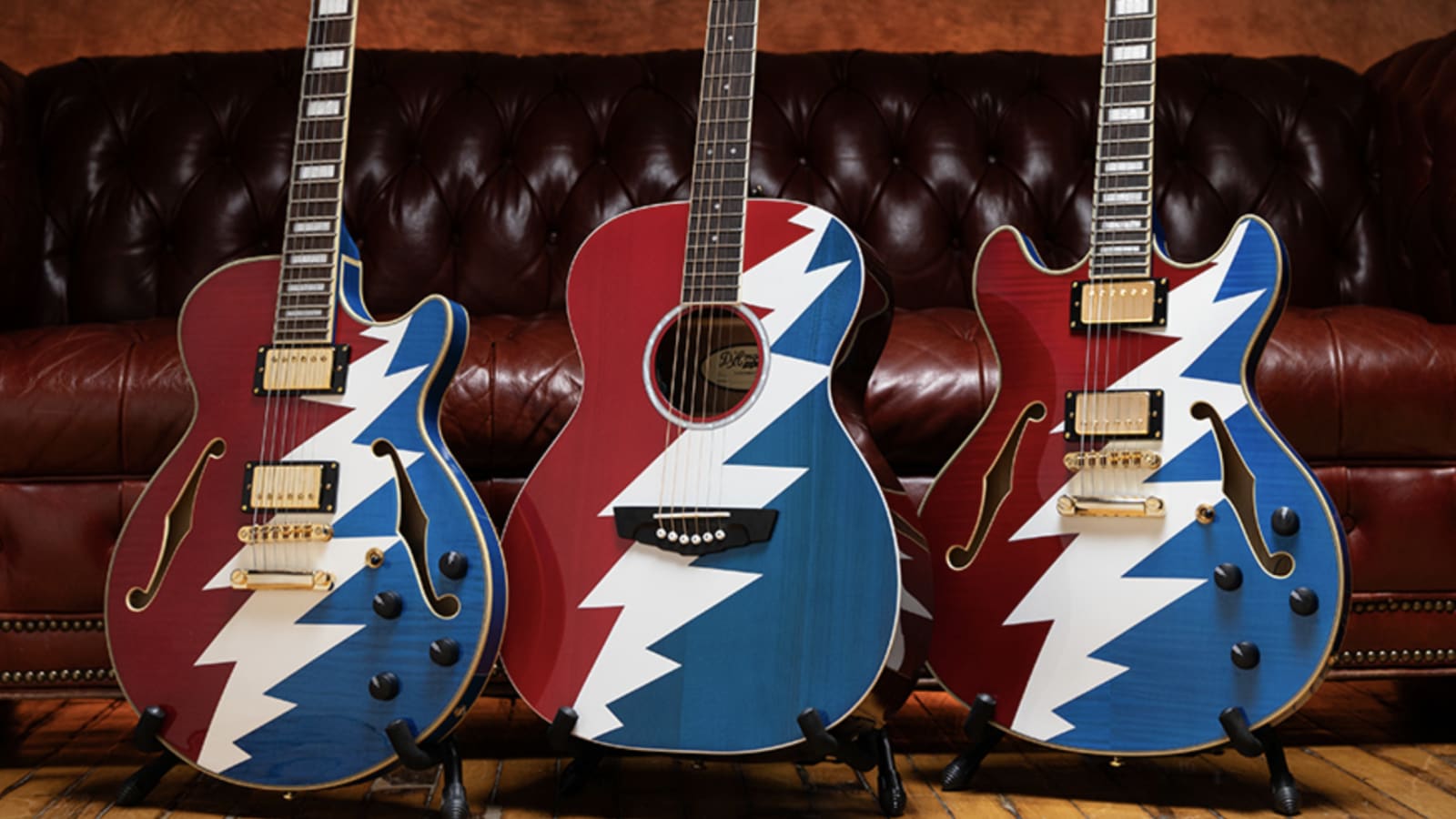 D’Angelico Guitars Launches 60th Anniversary Grateful Dead Collection