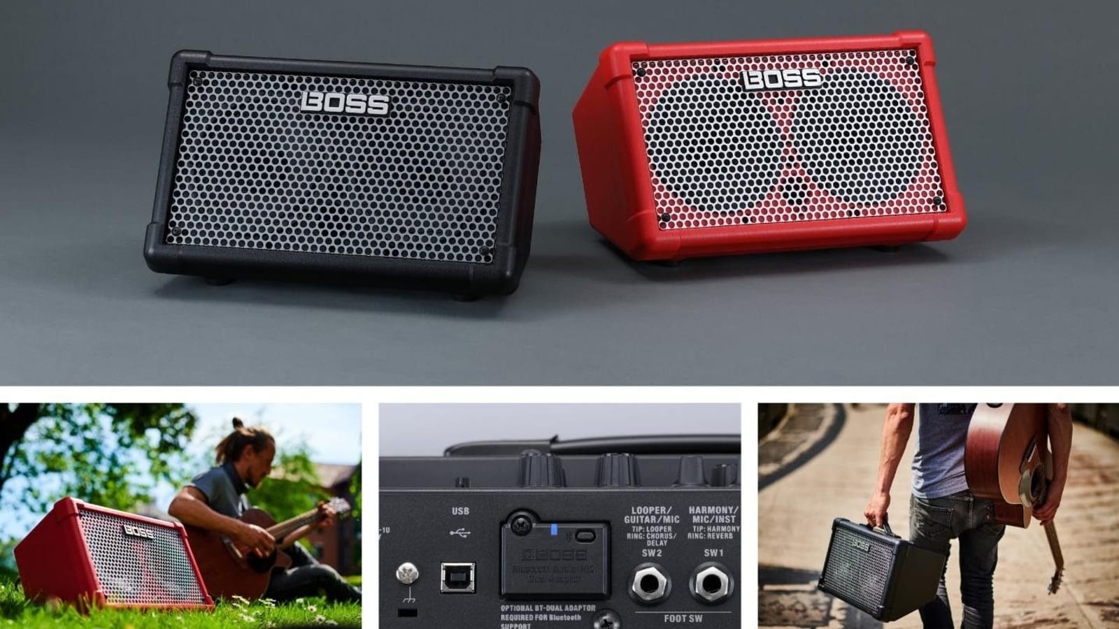 BOSS Announces CUBE Street II Battery-Powered Stereo Amplifier