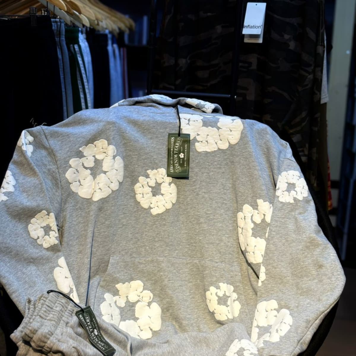 Denim Tears Cotton Wreath Hoodie & Sweatpants Set