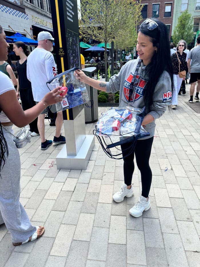 Health Lives Here soft launch at the NFL Draft, Pittsburgh