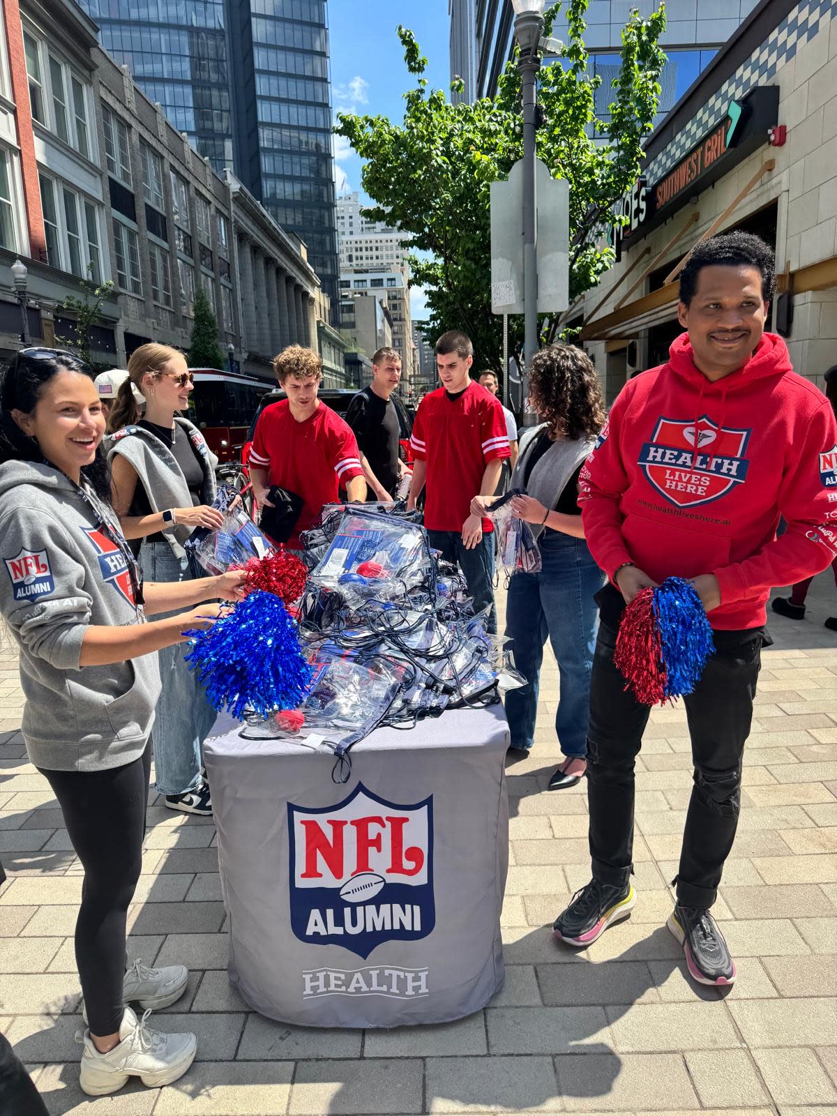 NFL Draft soft launch, Health Lives Here