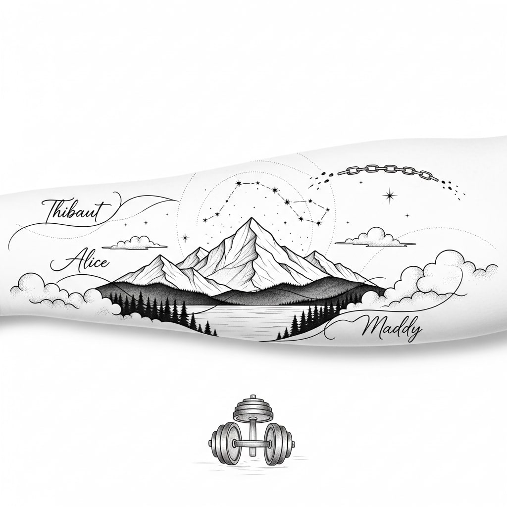 Style de tatouage réaliste - Designs et Inspirations, image size:1024x1024